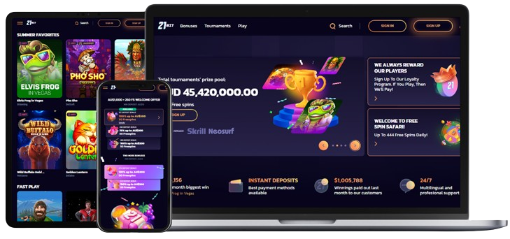 21bit casino mobile app