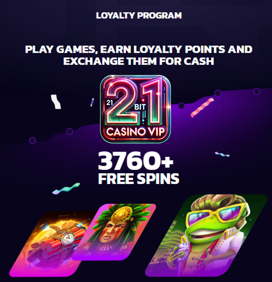 21Bit Casino VIP Club